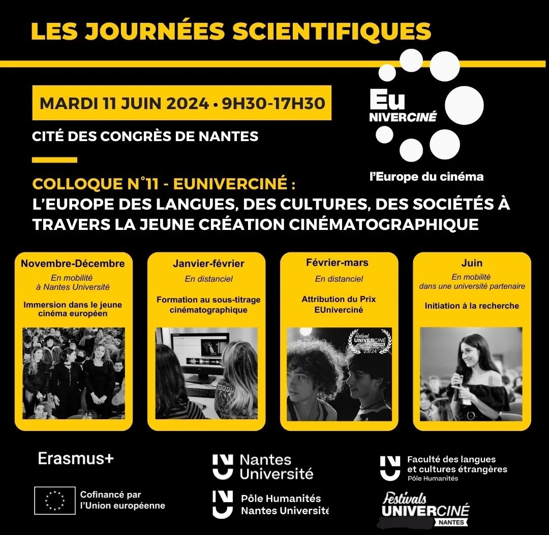 EUniverciné aux Journées Scientifiques (juin 2024)